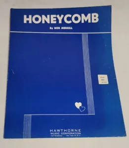 HONEYCOMB Sheet Music Vintage 1954 Country Song Guitar Piano Pop - Picture 1 of 4
