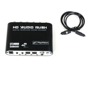 AC3/DTS Digital Optisch Audio Auf 5.1 Kanal Stereo Analog 6 RCA Konverter 2 H2R6 - Photo 1/13