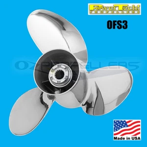 YAMAHA POWER TECH STAINLESS OFS3 PROP PROPELLER SUITS V6 150-300HP 17 Pitch - Bild 1 von 1