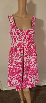 Vestido Floral Vanessa Virginia by Anthropology con Bolsillos Frontales Sin Mangas Talla 4 Foto 1 de 4