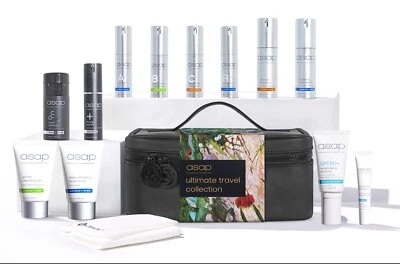 ASAP Ultimate Travel Collection Cleanser Scrub Super A B C Radiance Eye Night50+ - image 1 of 2