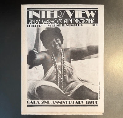 ANDY WARHOL'S INTERVIEW MAGAZINE - Vol 2, No 6 - Fonda, Yoko, Nicholson, 1971 EX - Image 1 of 4