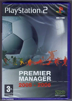 PS2 Premier Manager 2005-2006 (2005), UK Pal, Brand New & Sony Factory Sealed - Image 1 of 2
