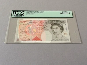 Great Britain 50 Pounds P-388b ND(1999-2003)  PCGS 66 PPQ - Picture 1 of 4