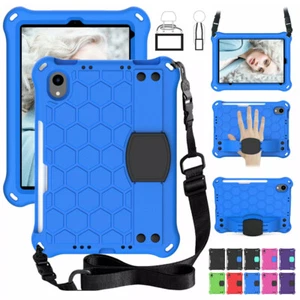 Shockproof Rubber Case for iPad 5/6/7/8/9/10th Gen 10.9" Air 1 2 3 4 Strap Cover - Picture 1 of 73