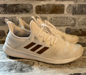 Adidas Womens Cloudfoam Pure EG3821 White/Copper Running Shoes Sneakers Size 8.5 - Picture 1 of 9