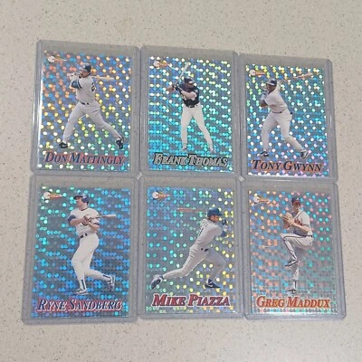 Lote de 6 cartas de círculos de plata prismas colección Pacific Crown 1994. Usado  Foto 1 de 4