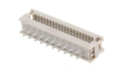 1 x Harting SEK-18 Series 2.54mm Pitch Through Hole IDC Connector, Male, 20 Way, - Image 1 of 2