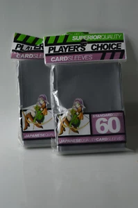 Player's Choice STANDARD CARD SLEEVES 60 Metallic Silver Factory Sealed - Bild 1 von 1