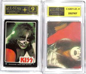 1979 Donruss Rock Stars KISS Card #30 PETER GRADED ASG 9 NM #P - Bild 1 von 1