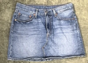 Levi's womens jean mini skirt size 30 - Picture 1 of 11