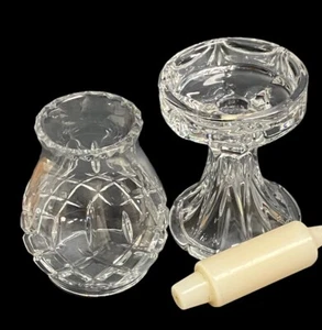 MARQUIS BY WATERFORD PENROSE HURRICANE CANDLE LAMP CRYSTAL CANDLE HOLDER - Picture 1 of 6