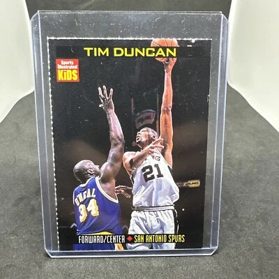 TIM DUNCAN 1998 Sports Illustrated for Kids SI #670 San Antonio Spurs Rookie - Image 1 of 2