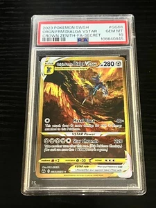 Origin Forma Dialga Vstar GG68 Corona Zenith Pokemon Gemma Classificata TCG Mint PSA 10 - Foto 1 di 2