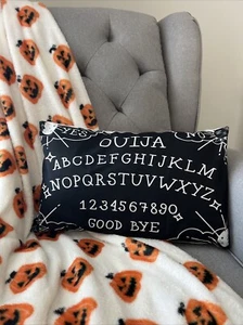 Black Magic Ouija Board Style Decorative Pillow Case With Zipper, 12x20 Inches - Picture 1 of 6