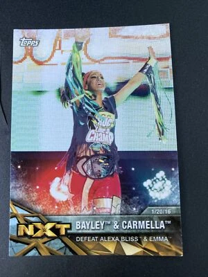 2017 Topps WWE Women's Division NXT Matches and Moments #NXT11 Bayley & Carmella - Image 1 of 2