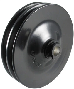 Borgeson 5.75" Polea de Dirección Asistida Correa en V 2 Ranuras Acero Pieza Universal - Imagen 1 de 1