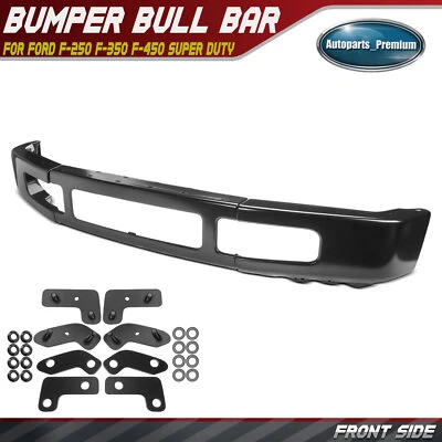Barra frontal de parachoques con hardware para Ford F-250 F-350 F-450 Super Duty 2008-2010 Foto 1 de 4
