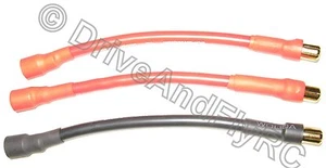 8 mm hembra 6,5 mm macho 7 cm 3 pulgadas 10AWG alambre de silicio castillo mambo extensión ESC - Imagen 1 de 12