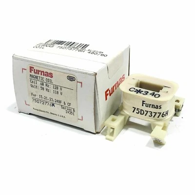 75D73776H Furnas Series A Magnetic Coil, 60Hz~120V, 50Hz~110V - Image 1 of 4