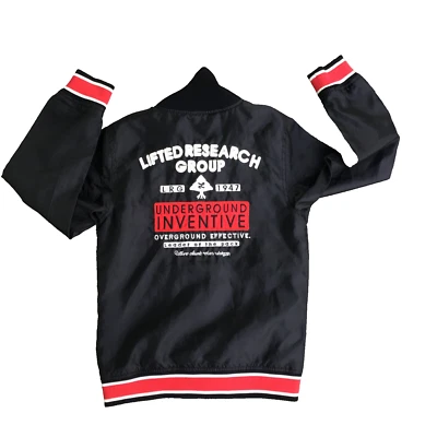 Chaqueta Lifted Research Group LRG Mujer Mediana Negra Roja Underground Inventive Foto 1 de 4