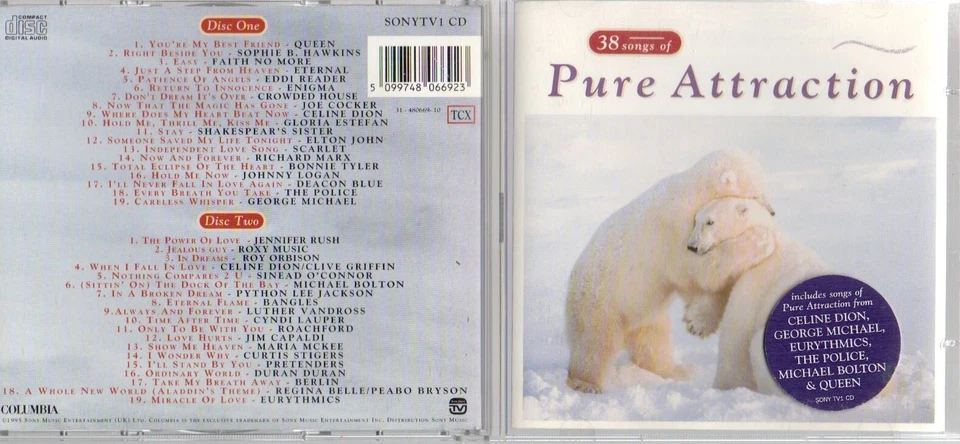 Pure Attraction : 38 Songs Of... - Various Artists (double CD) - Image 1 of 1