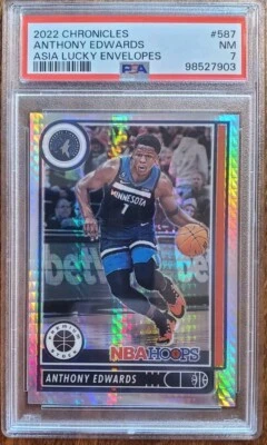 2022-23 Panini Chronicles Asia Lucky Envelopes #587 Anthony Edwards /8 - Image 1 of 2