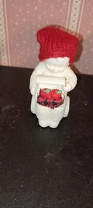 SNOWBABY CLASSIC COLLECTION PORCELAIN FIGURINE-APPLE POLISHER-NEW IN BOX-2019 - Picture 1 of 3