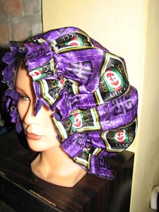 Gucci Vintage 90s Womens Hat Hat Cap Silk Mix Rastaman Hat - Picture 1 of 2