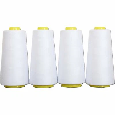 4 BIG CONES SERGER OVERLOCK THREAD SEWING THREADART - 50 COLORS - 2750 YD CONES - Image 1 of 4