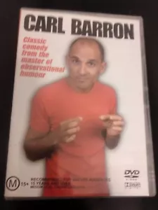 Carl Barron Live DVD Stand Up Comedy Australian Release Works UK - Picture 1 of 1