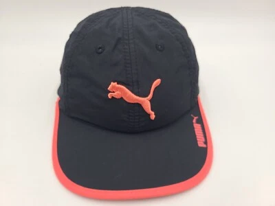 Women Puma Strapback Adjustable Hat Cap Baseball Golf Tennis Outdoors Black Pink - Image 1 of 4