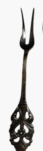 International Trading Condiment Fork Vintage Silver Swedish Ornate - Picture 1 of 6