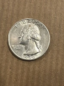 1936 P Quarter TF - Picture 1 of 2