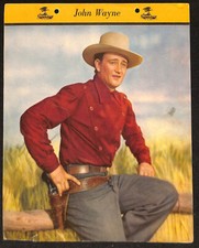 F5-18 Dixie Cup, Premium, 1952, Movie Stars, John Wayne, Quiet Man, Cowboy