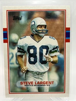 1989 Topps Steve Largent Football Card #183 Mint FREE SHIPPING - Image 1 of 3