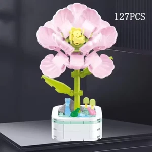 Wizardi Hibiscus Malvaceae Building Brick Potted Flower F07M9-9(103)-C1 - Picture 1 of 1