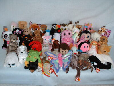TY BEANIE BABIES BOOS BABY Soft Toys Some RETIRED & With Tags *PICK FROM SET* • 2.99£