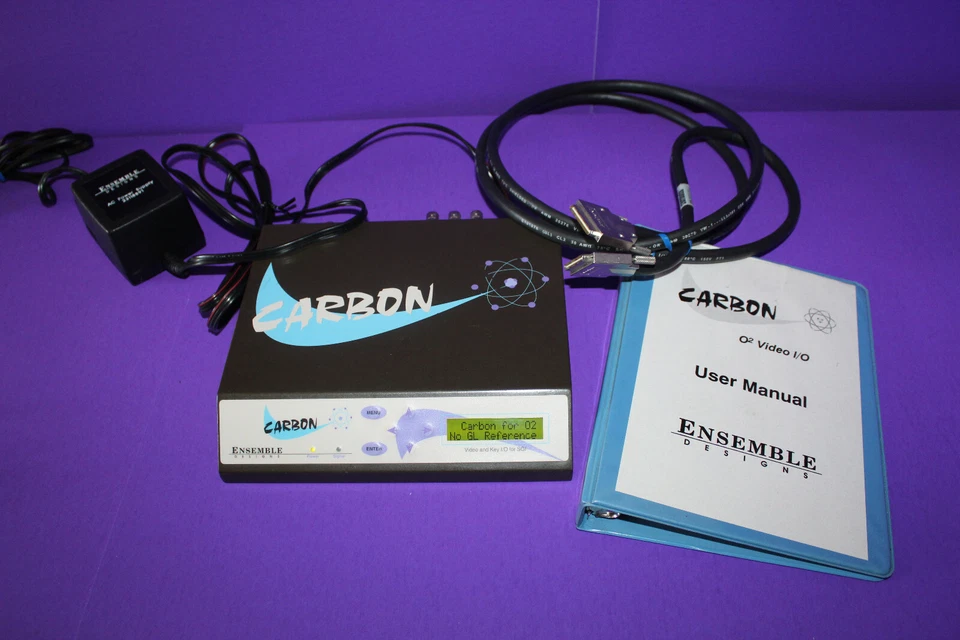 Ensemble Designs Carbon SGI O2 Video I/O & User Manual for Silicon Graphics - Bild 1 von 4