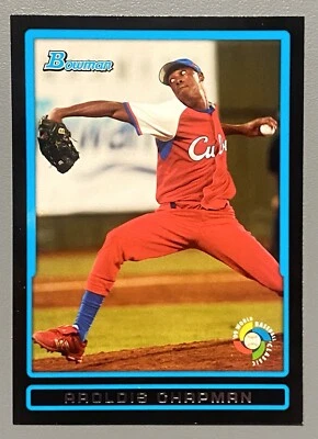 2009 Bowman Aroldis Chapman #BW12 World Baseball Classic Prospects - Image 1 of 4
