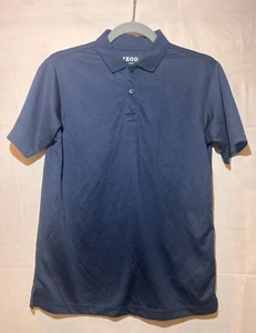 Boy’s IZOD Navy Short Sleeve Uniform Collared Button Polo Shirt Sz L Husky Q15 - Picture 1 of 6