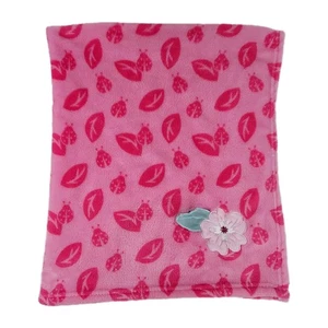 Manta bebé favorita Le Bebe Ladybug hoja rosa  - Imagen 1 de 8