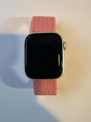 Apple Watch Series 8 41 mm Aluminum • Silver • GPS • Pink Band - Image 1 of 4
