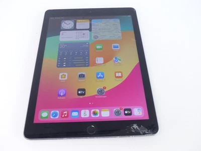 Apple iPad 6 32GB Wifi Space Grau 9,7 Zoll A1893 SPRUNG #WNA0 - Bild 1 von 4