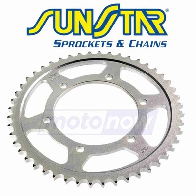 Sunstar Steel Rear Sprocket for 2004-2009 Yamaha FZS600 FZ6 - Drive om Foto 1 de 4