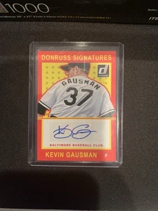 2014 DONRUSS SIGNATURE AUTOGRAPH Kevin Gausman #KG  - Picture 1 of 2