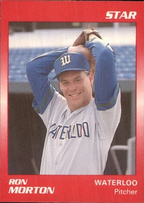 Ron Morton 1989 Star #190 RC Waterloo Diamonds FREE SHIPPING AutographDen - Image 1 of 2