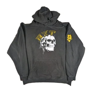 Authentic WWE NXT 3XL Event Sweatshirt Hoodie Skull Wrestling Black Reality TV - Afbeelding 1 van 6