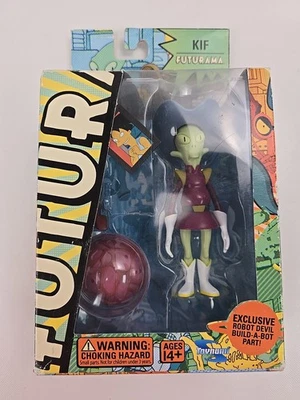 Toynami Futurama KIF 可动人偶 2008 带机器人 Devil Build-A-Bot 全新带盒 查看图片 — 第 1/4 张图片