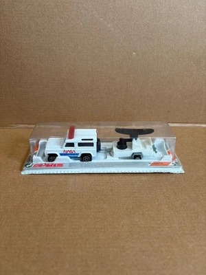 Diecast 1970's Majorette-France NASA LAND ROVER WITH RADAR TRAILER mint in box. - Immagine 1 di 2